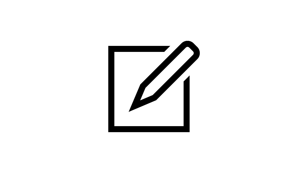 Note writing icon
