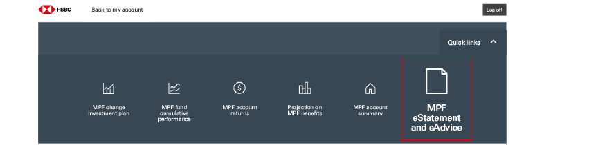 step 3 for select all active mpf account screenshot on how to register