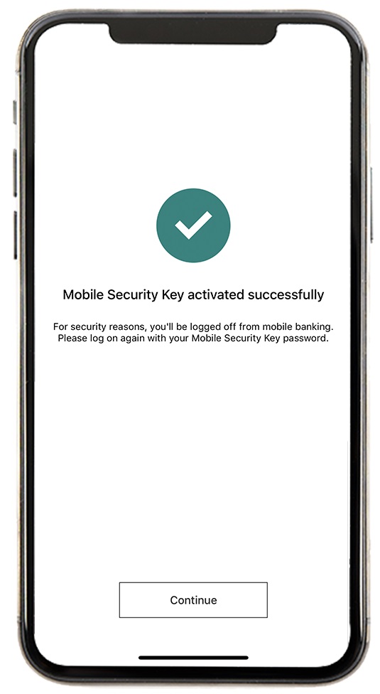 activate your Mobile Security Key with physical device step11