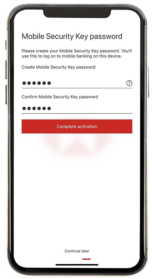 switch your Mobile Security Key to a new phone without old device step11
