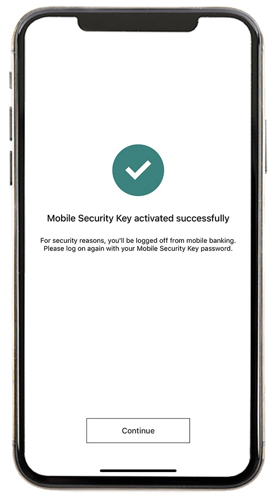 switch your Mobile Security Key to a new phone without old device step12