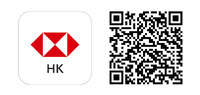 HSBC apps and QR code icon; image used for HSBC ways-to-bank.
